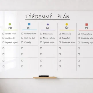 Popisovateľné PVC tabule